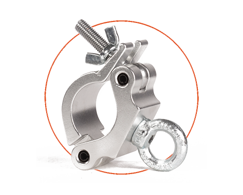 HALF COUPLERS WITH LIFTING EYE