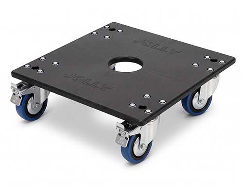 Příslušenství pro 19palcové racky - Vozík s kolečky Blue-Wheels