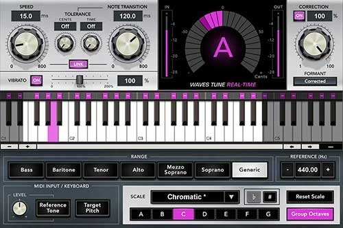 Waves  pluginy - Waves Tune Real-Time